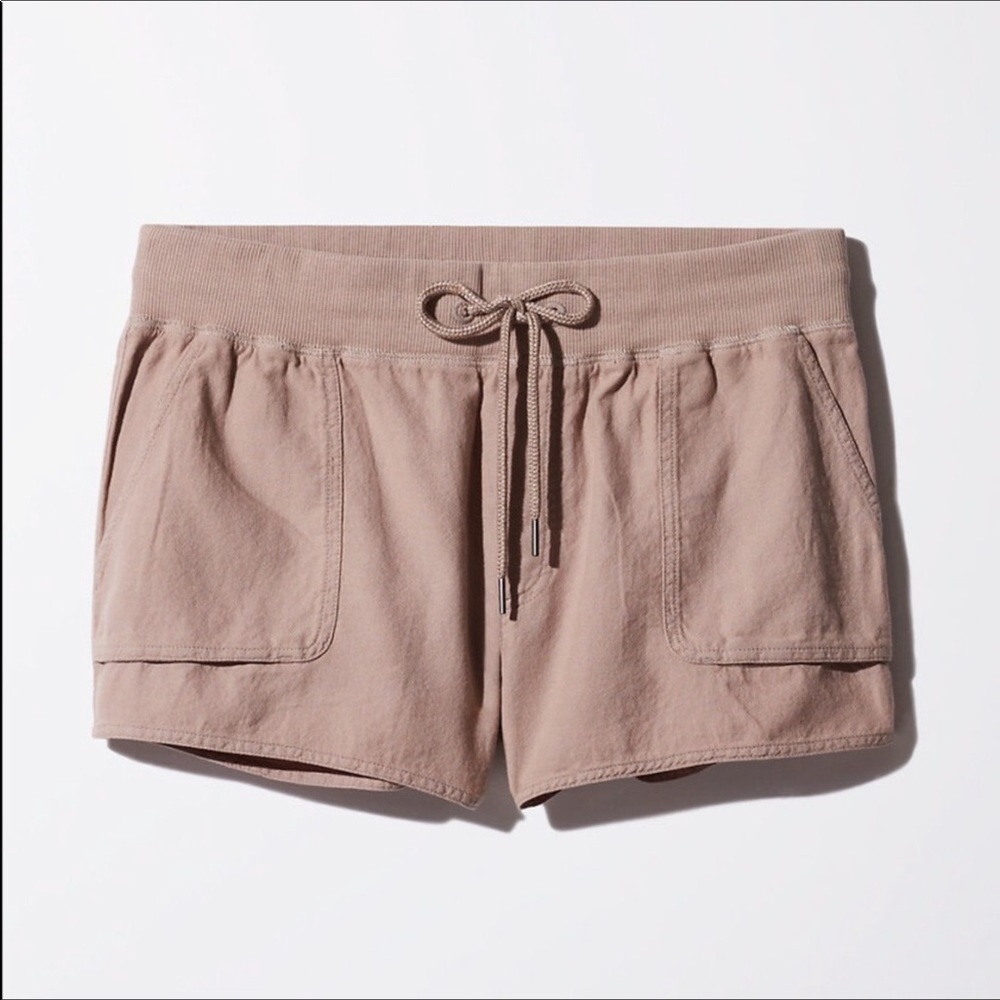 Aritzia Community Axiom Shorts- Beige- Size S